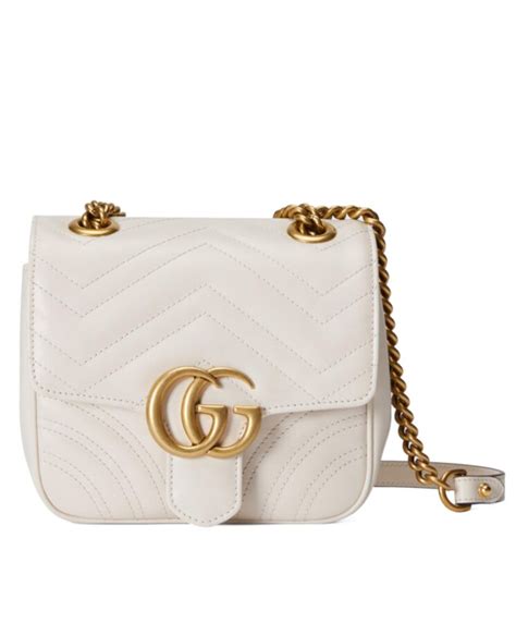 gucci 739682|GG Marmont mini shoulder bag in black leather .